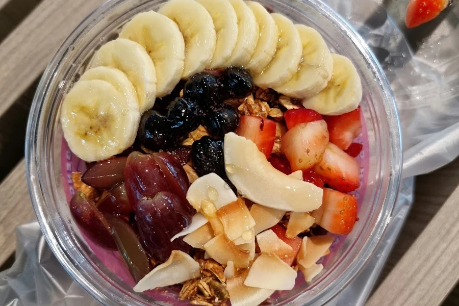 Randy Indulgence Acai Bar's signature Acai Bowl