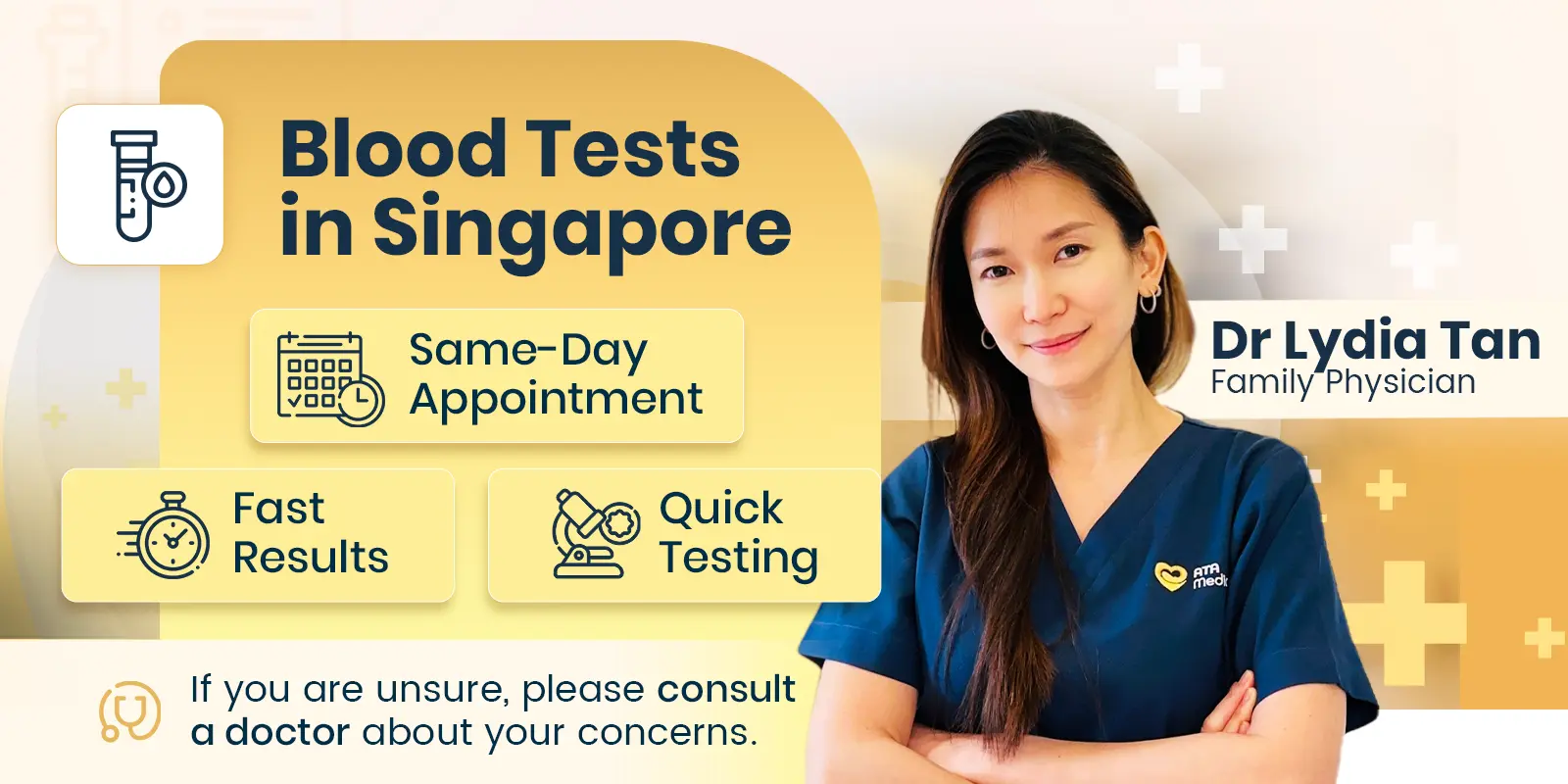 Want to do a blood test in Singapore? Talk to our friendly doctor if you have any questions.