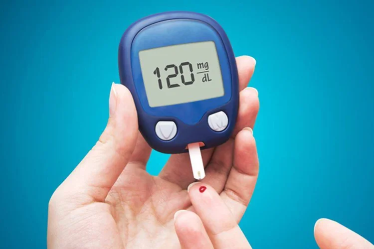 Person checking blood glucose levels while considering Dulaglutide for diabetes not controlled by oral medication.