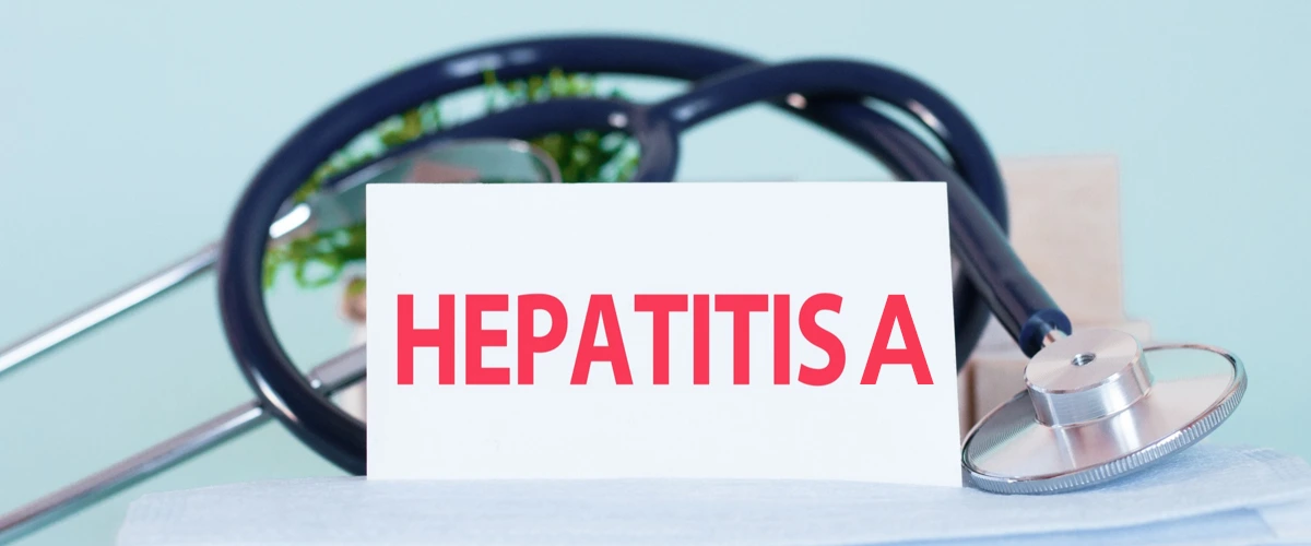 Hepatitis A banner.