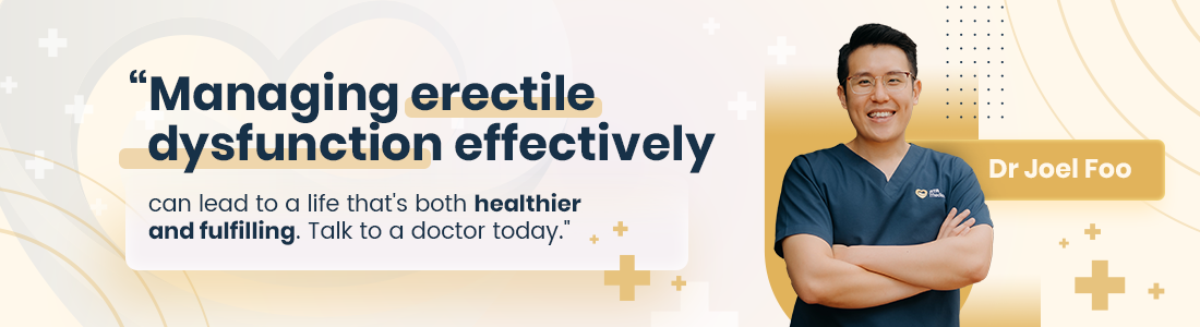 Managing erectile dysfunction effectively can lead to a life that's both healthier and fulfilling. Talk to a doctor today.