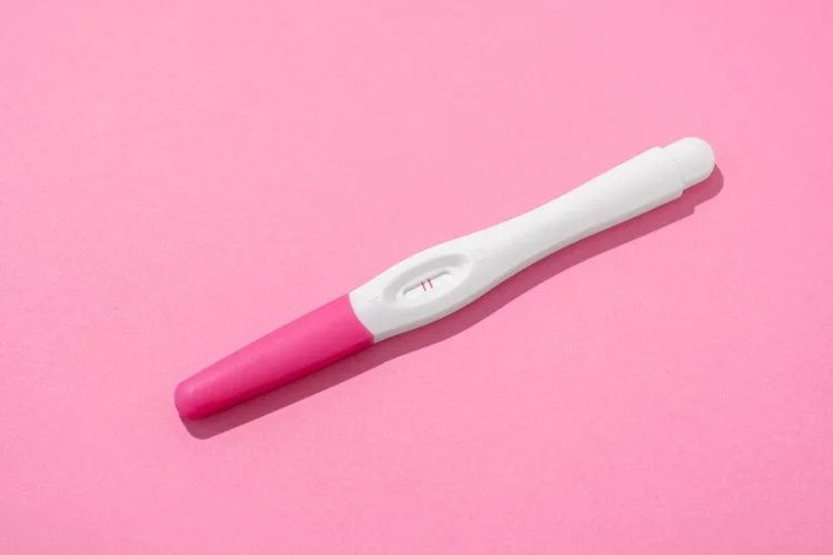 Pregnancy test kit.